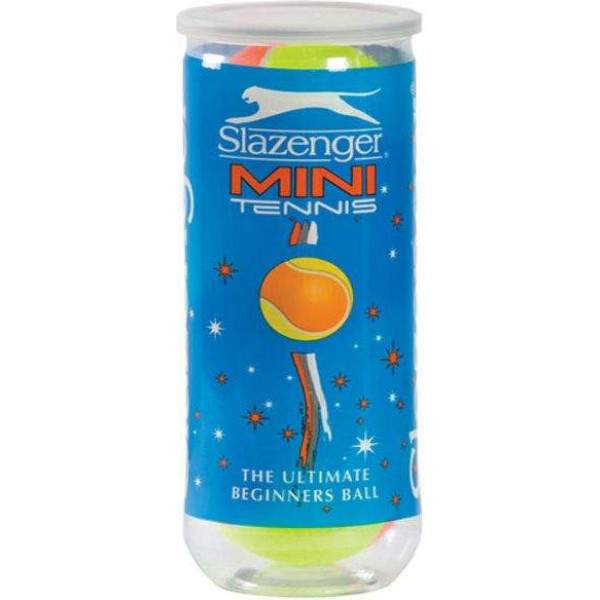 Slazenger Mini Tennis Ball Orange 3 Ball Tube by Podium 4 Sport