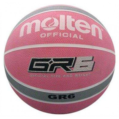 Molten BGR6 Pink Grey Basketball by Podium 4 Sport