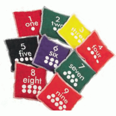 First-Play Number Beanbags Set (Pack 10) by Podium 4 Sport