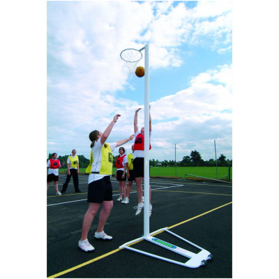 Harrods International Netball Posts - Freestanding by Podium 4 Sport