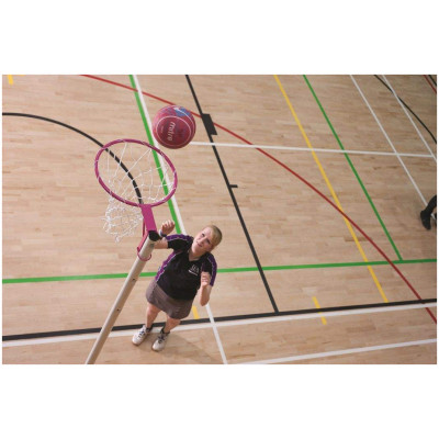 Harrods NB4 Pink Netball Rings by Podium 4 Sport