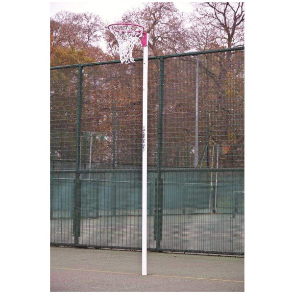 Harrods Pink Socketed Netball Posts by Podium 4 Sport