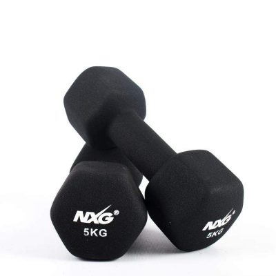 NXG Neoprene Dumbbell Pair 5kg by Podium 4 Sport
