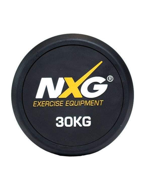 NXG Rubber Barbell 30kg by Podium 4 Sport