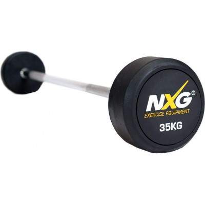 NXG Rubber Barbell 35kg by Podium 4 Sport