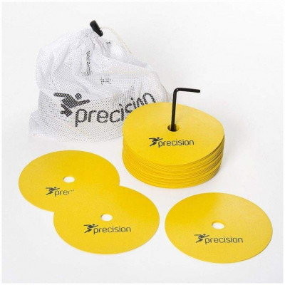 Precision Training Flat Rubber Marker Discs by Podium 4 Sport